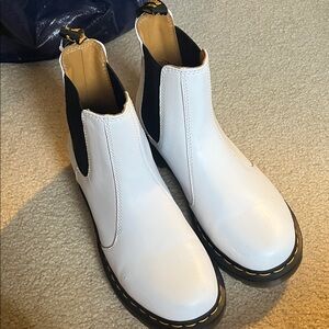 White Dr Marten Boots